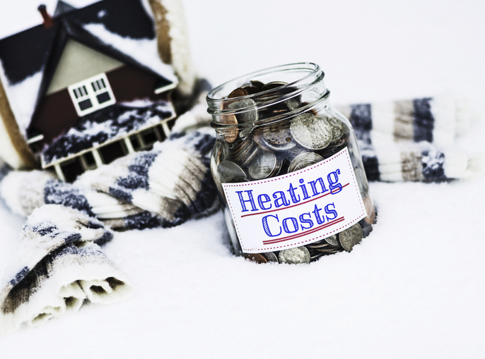Saving money to pay heating bills